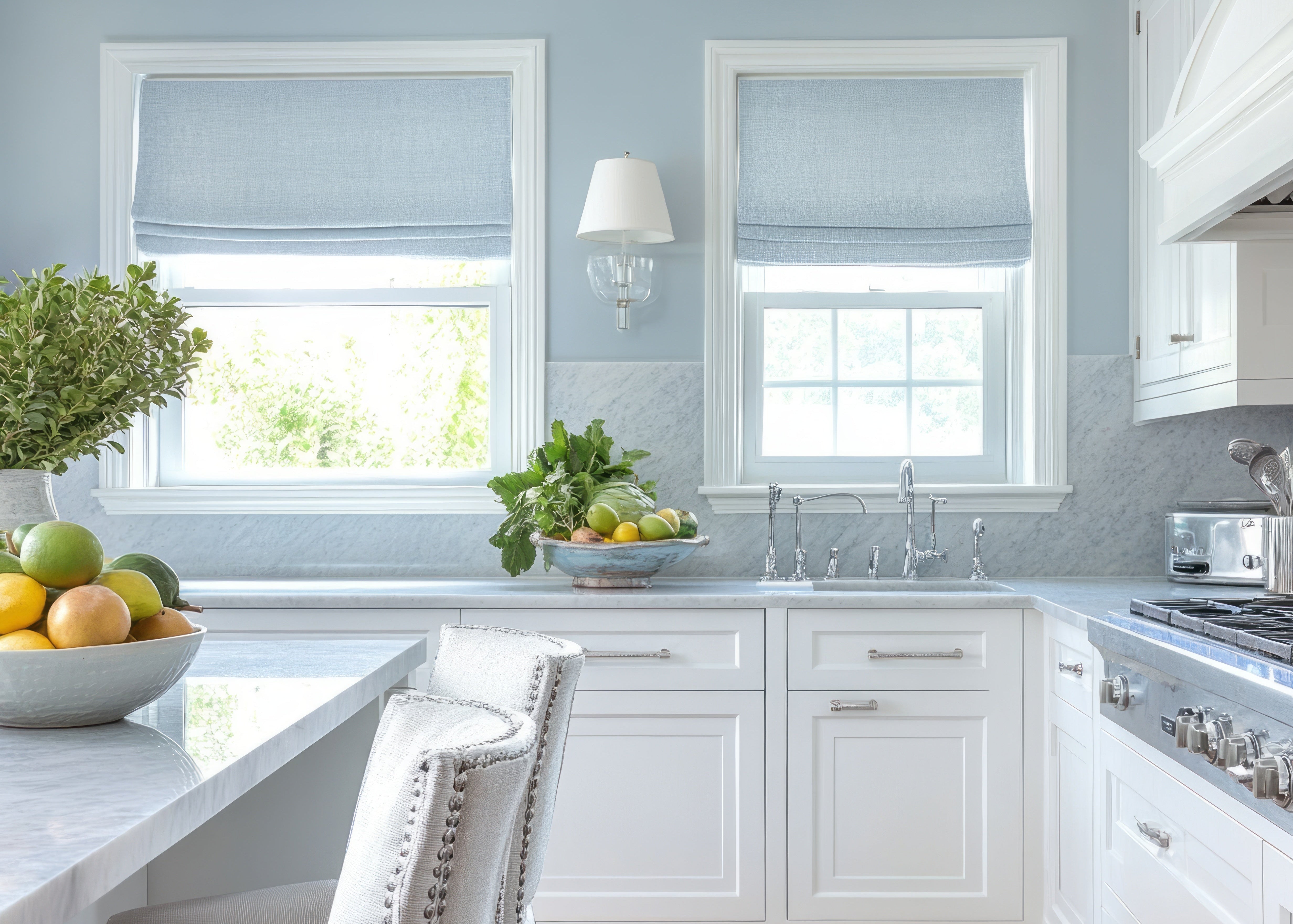 Motorized Roman Shades